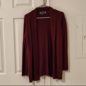 Burgundy red cardigan💃